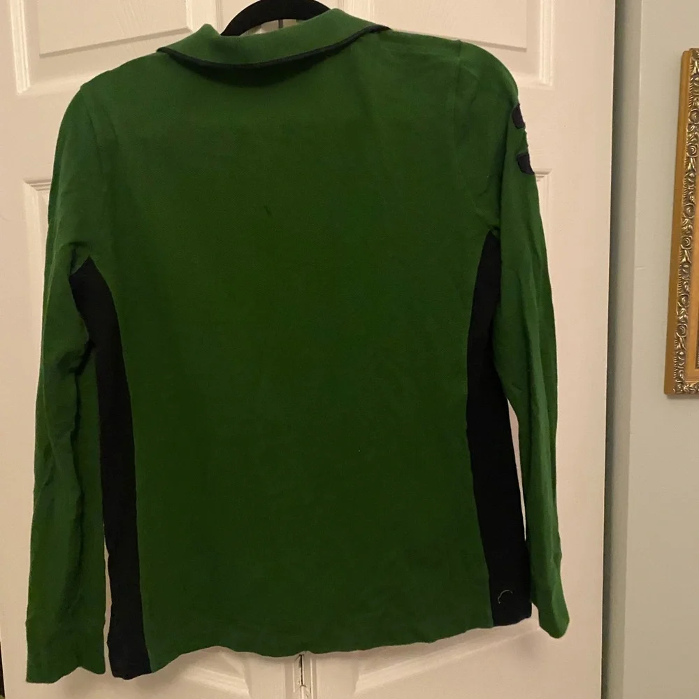 Ralph Lauren Green Polo Shirt Classic Knit